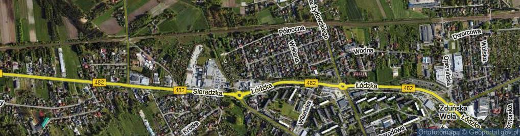 Zdjęcie satelitarne Notecka ul.